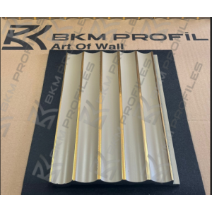 VEGA 15 CM LAMBRİ DUVAR PANELİ (VİZON-GOLD)