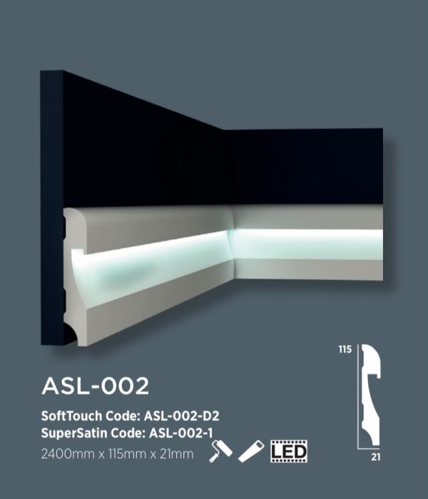 12 CM LEDLİ BOYANABİLİR SÜPÜRGELİK