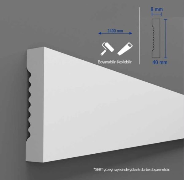 4 CM DÜZ BOYANABİLİR ÇITA