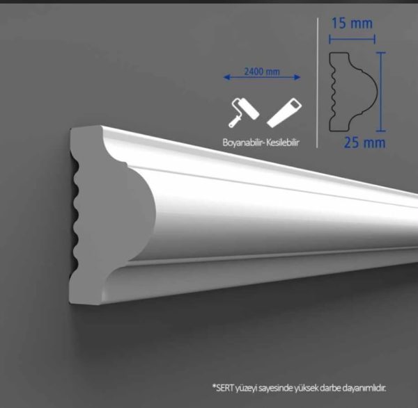 2,5 CM KLASİK BOYANABİLİR ÇITA