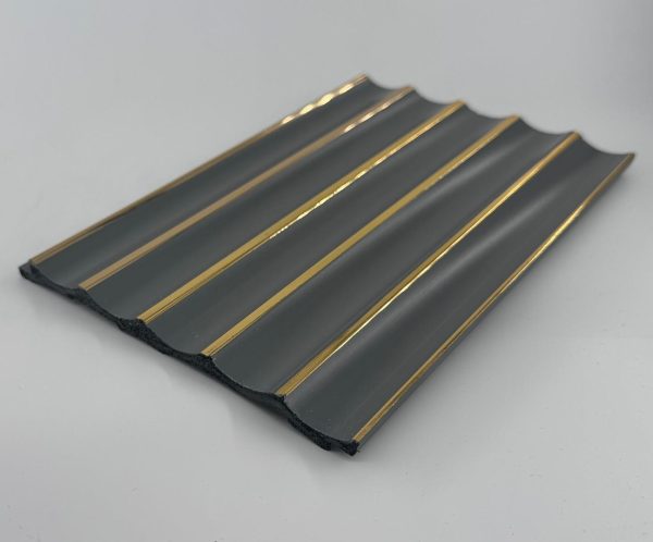 antrasit gold VEGA 15 CM LAMBRİ DUVAR PANELİ (ANTRASİT-GOLD)